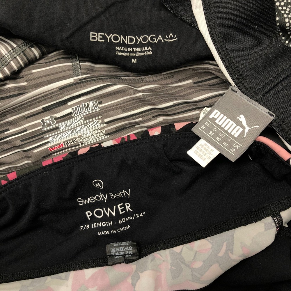 Beyond Yoga Sweaty Betty Under Armour Activewear Lot Womens Medium 10pc - Picture 13 of 14